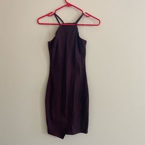 Asymmetrical mini dress